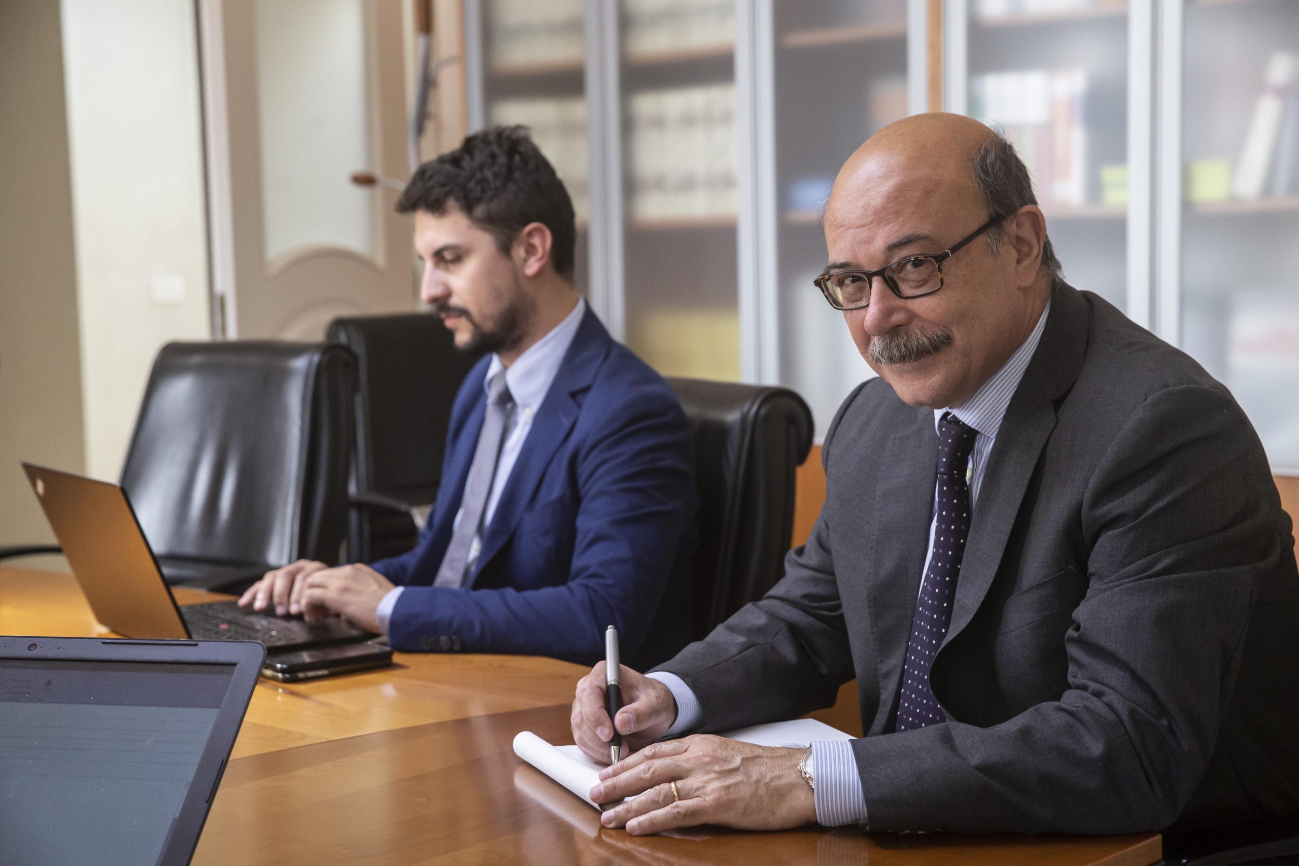 Professionisti al lavoro nello Studio Pantoni